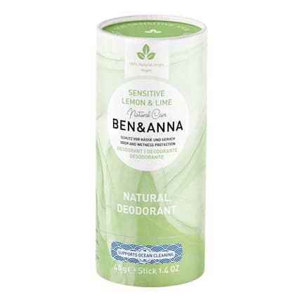 Ben & Anna Lemon & Lime Sensitive Deo Papetube 40g