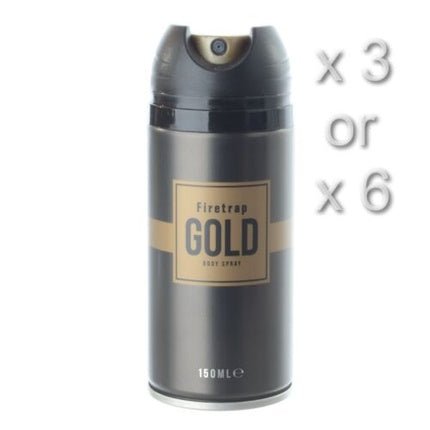 Firetrap Gold Deodorant Body Spray 150ml - Maison des fragrances