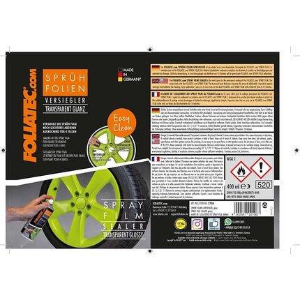 Foliatec Spray Film Sealer For Permanently Sealing The Spray Film - Maison des fragrances