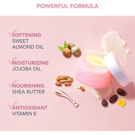FOREO LUNA Cleansing Balm Gentle Makeup Remover Waterless Face Cleanser Eye Makeup Remover Vegan Cleansing Oil Hydrating Cleanser Vitamin E Shea Butter All Skin Types 75ml - Maison des fragrances