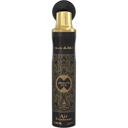 French Arabian Perfumes Absolute Oud Air Freshener by French Arabian Perfume 300ml Authentic Arabic Fragrance with Saffron Oud Patchouli Musk Long-Lasting Ozone-Friendly CFC Free Made in UAE - Maison des fragrances