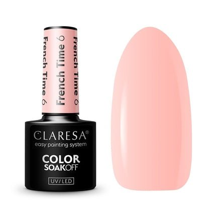 French Time UV Nail Polish 5ml Claresa - Pack of 6 - Maison des fragrances
