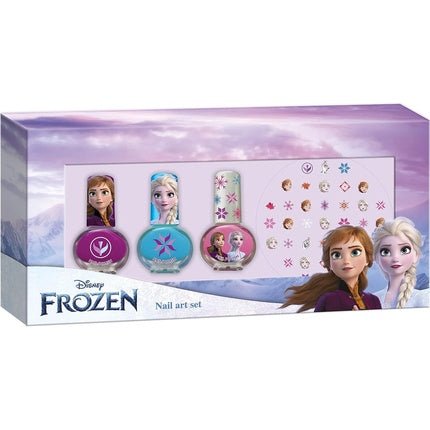 Frozen Nail Set 3 Nail Polish + Nail Stickers - Maison des fragrances