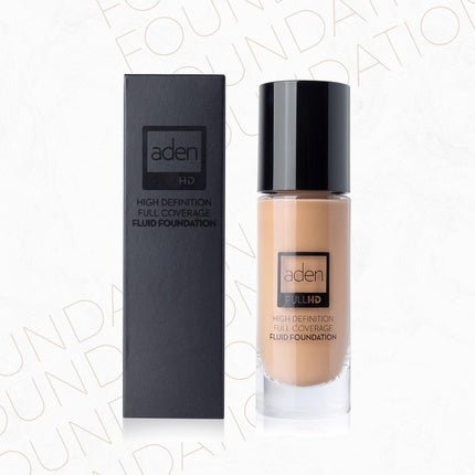 Full HD Fluid Foundation Long - lasting High - Definition Full - Coverage Fluid Foundation 20ml Made in Italy No 4 Natural - Maison des fragrances