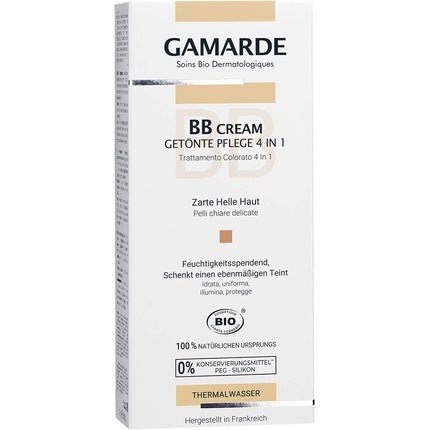GAMARDE Bio - Kosmetik BB Cream 4 in 1 Tinted Day Cream 40ml Fair Skins - Maison des fragrances