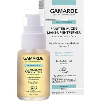 GAMARDE Bio - Kosmetik Eye Makeup Remover Gentle Cleansing 30ml - Maison des fragrances