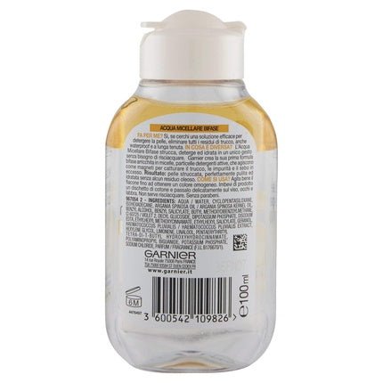Garnier Micellar Water Biphase with Argan Oil No Rinse 100ml - Maison des fragrances