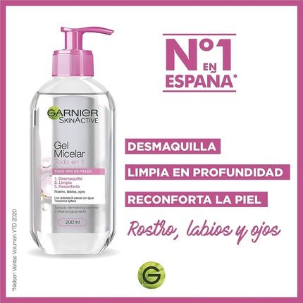 Garnier Skinactive Micellar Gel 200ml - Maison des fragrances