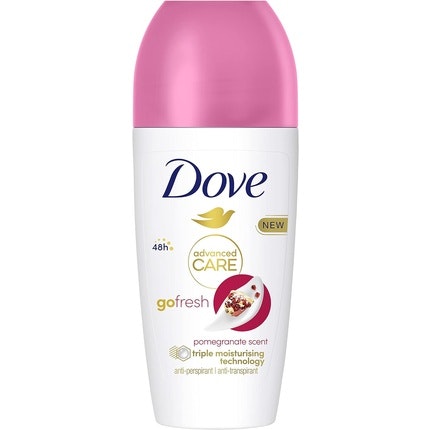 Dove Advanced Care Go Fresh Pomegranate Scent Anti-perspirant Deodorant with Triple Moisturizing Technology Roll-On Déodorant (Déo) Mixte 50ml