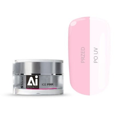 Gel Affinity Medium - Density One - Phase Nail Gel Ice Pink 15g - Maison des fragrances