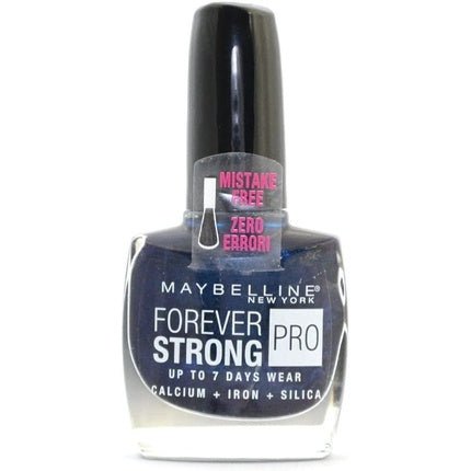 Gemey Maybelline Forever Strong Pro 650 Midnight Blue Nail Polish 10ml - Maison des fragrances