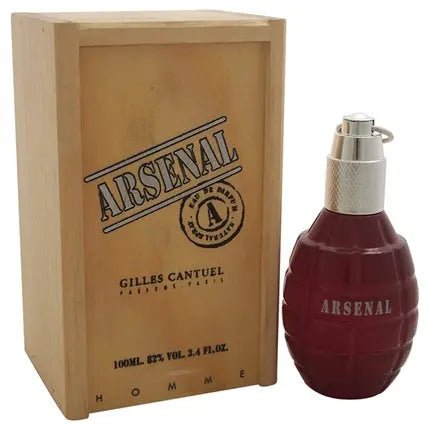 Gilles Cantuel Arsenal Dark Red - Eau De Toilette Spray Homme 3.4 Ounce - Maison des fragrances