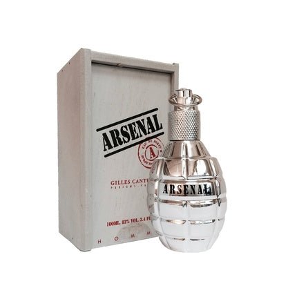 Gilles Cantuel Arsenal Platinum Eau De Parfums Spray Homme 3.4oz - Maison des fragrances