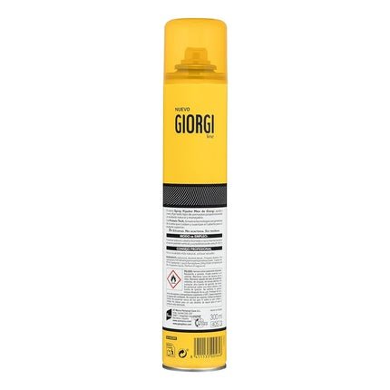 Giorgi Line Men Fixing Spray Natural Finish Handy 0% Silicones and Residues Fixation 300ml - Maison des fragrances