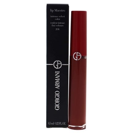 Giorgio Armani Lip Maestro Intense Velvet Color 206 Cedar Women Lipstick 0.22oz - Maison des fragrances