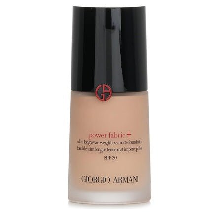 Giorgio Armani Power Fabric + Ultra Longwear Weightless Matte Foundation 3.5 SPF 20 30ml 1oz - Maison des fragrances