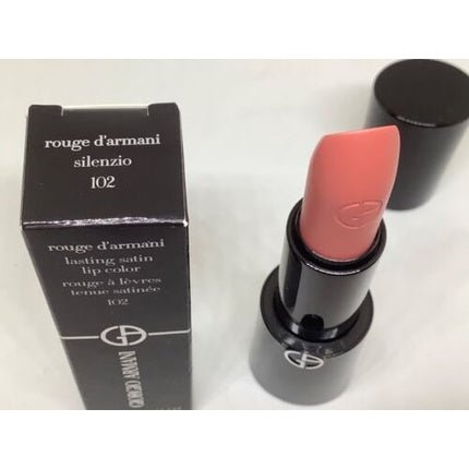 Giorgio Armani Rouge D'Armani Lasting Satin Lipcolor 102 Silenzio - New in Box - Maison des fragrances