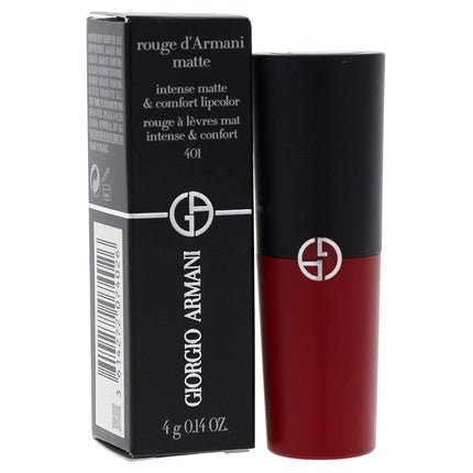 Giorgio Armani Rouge d'Armani Matte Nature Lipstick 401 Red Fire 30g - Maison des fragrances