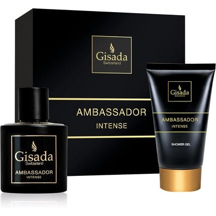 Gisada Ambassador Intense Gift Set & Shower Gel Spicy Fresh 's Fragrance Coffret (Coffret) Homme 50ml - Maison des fragrances