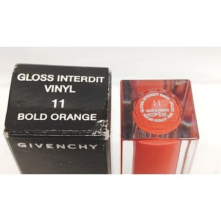 Givenchy Gloss Interdit Vinyl N°11 Bold Orange Lip Color - Maison des fragrances