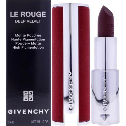 Givenchy Le Rouge Deep Velvet Matte Lipstick N38 Grenat Fume for Women 0.11 oz - Maison des fragrances