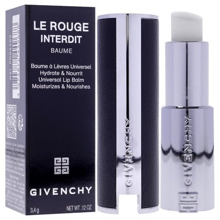 Givenchy Le Rouge Interdit Lip Balm N00 Natural Finish for Women 0.11 oz - Maison des fragrances