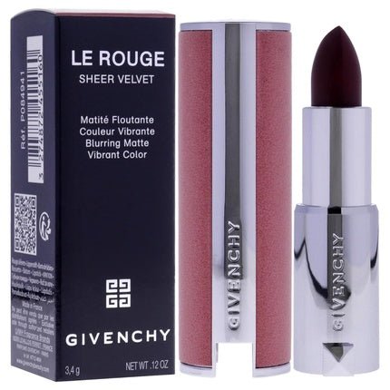 Givenchy Le Rouge Sheer Velvet Matte Lipstick N39 Rouge Grenat for Women 0.11 oz - Maison des fragrances