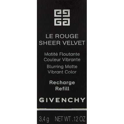GIVENCHY Le Rouge Sheer Velvet Refill No.27 Infused Red 3.4g - Maison des fragrances