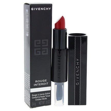 Givenchy Red Forbidden Satin Lipstick 14 Redlight 3.4g - Maison des fragrances
