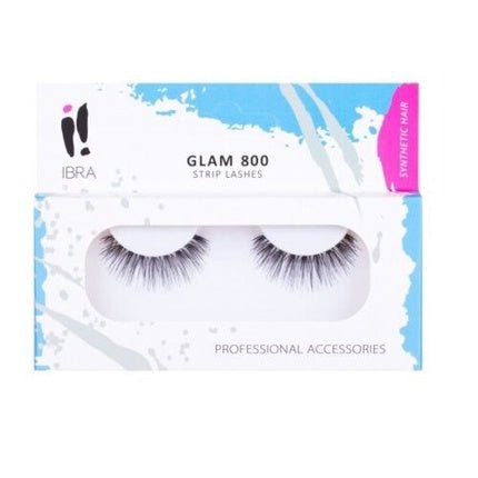 Glam 800 Black Ibra Artificial Strip Eyelashes - Maison des fragrances