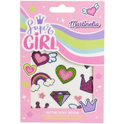 Glitter Temporary Tattoos Super Girl Martinelia 68022 - Maison des fragrances