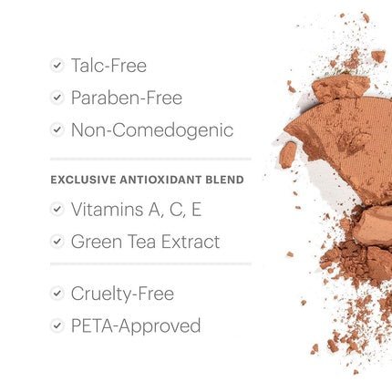 Glo Skin Beauty Pressed Base Powder Foundation Makeup Golden Dark - Flawless Coverage for a Radiant Natural Second - Skin Finish - Maison des fragrances