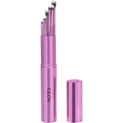 Glov Make Up Brush Set Of 5 Makeup Brushes Purple - Maison des fragrances