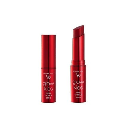Golden Rose Cosmetics Glow Kiss Tinted Lip Balm with SPF15 Vegan Formula Cherry Juice - Maison des fragrances