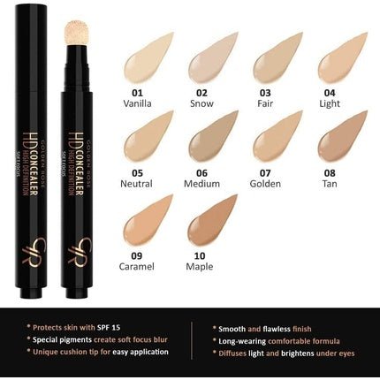 Golden Rose HD Concealer High Definition 06 - Maison des fragrances