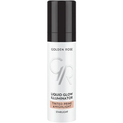 GOLDEN ROSE Liquid Glow Illuminator Tinted Prime and Highlight Starlight 30ml - Maison des fragrances