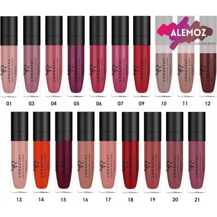 Golden Rose Longstay Liquid Matte Lipstick R - MLL 34 Tapestry - Maison des fragrances