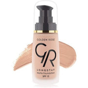 Golden Rose Matte Long Wear Oil Free Foundation with SPF 15 04 Warm Nude - Maison des fragrances