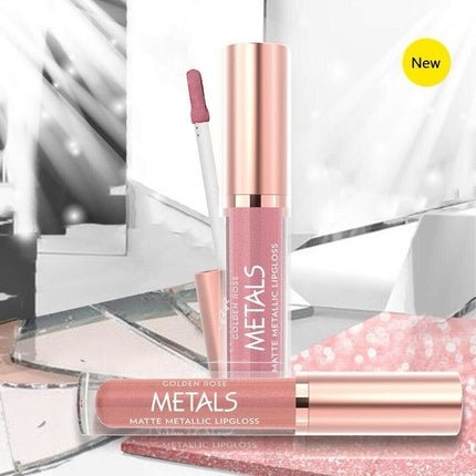 Golden Rose Metals Metallic Shine Lipgloss 5.6ml - Choose Shade - Maison des fragrances