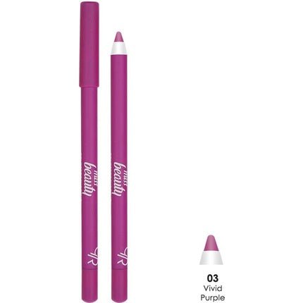 Golden Rose Miss Beauty Colorpop Eyeliner Pencil No:03 Vivid Purple Soft Eye Pencil - Maison des fragrances