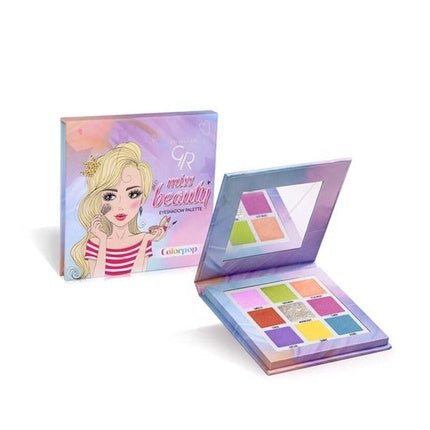 Golden Rose Miss Beauty Eyeshadow Palette - Colorpop Cool Trend Colors And Beautifully Pigmented - Maison des fragrances