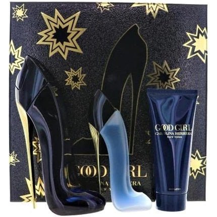 Good Girl by Carolina Herrera for Women 3 Pc Gift Set 2.7oz EDP Spray 3.4oz Body Lotion 1oz Hair Mist - Maison des fragrances
