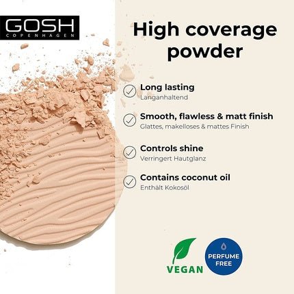 Gosh Dextreme High Coverage Powder Concealer 004 Natural 9g - Maison des fragrances