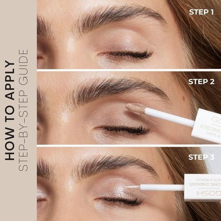 Gosh Eyeconic 2 - In - 1 Eyeshadow Brown with Matte and Metallic Finish - Maison des fragrances