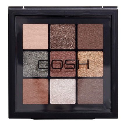 GOSH Eyedentity Eyeshadow Palette 003 BE HAPPY with 9 Perfectly Coordinated Matte and Metallic Shades - Vegan and Perfume - Free - Maison des fragrances