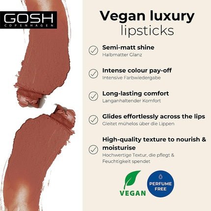 GOSH Luxury Nude Lips 005 Bare - Maison des fragrances
