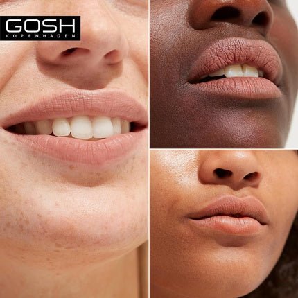 GOSH Luxury Nude Lipstick with Light Sheen Intense Nude Shades for Natural Lips 001 Nudity - Maison des fragrances