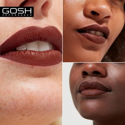 GOSH Luxury Nude Lipstick with Light Shimmer 006 Naked - Maison des fragrances