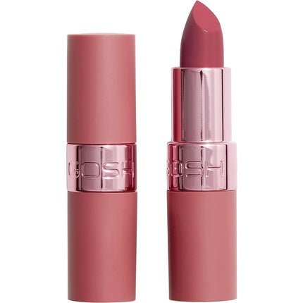 GOSH Luxury Rose Lipstick with Light Sheen Intense Nude Shades 004 Enjoy - Maison des fragrances
