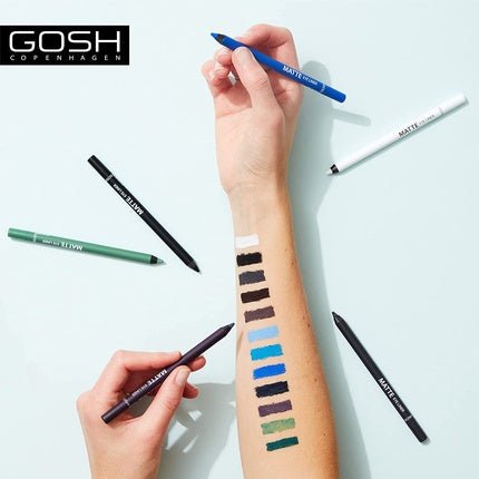Gosh Matte Eyeliner In Bright Light Blue, Creamy Soft Texture For Easy - Maison des fragrances